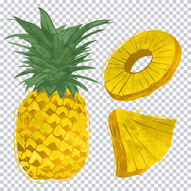 PSD ananas