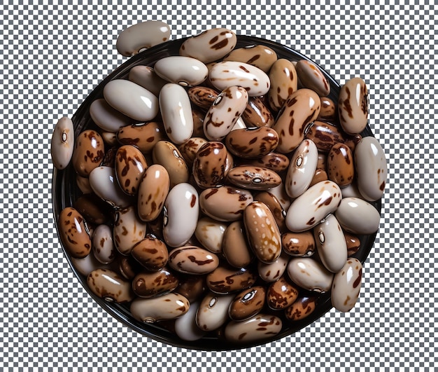 Anasazi beans isolated on transparent background