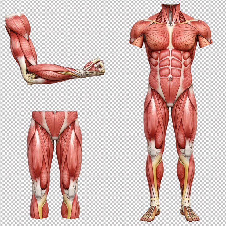 PSD anatomia do sistema muscular humano