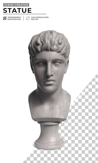 ancienne statue de ciment du souverain pour la création de paysages