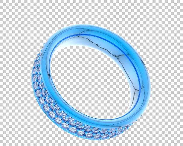 Anello di pietre preziose blu