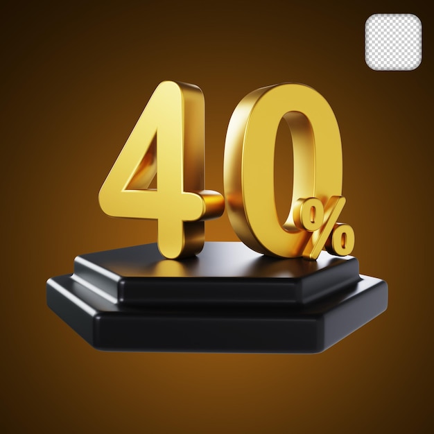 Angebot Verkaufspreis Rabatt 40 Rabatt auf 3D-Rendering