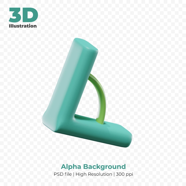 PSD ángulo múltiple 3d