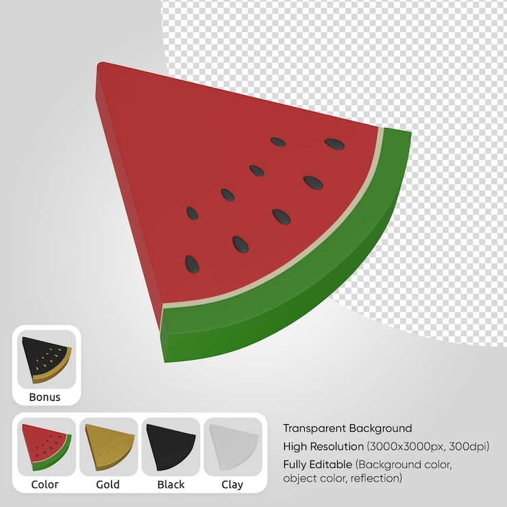 PSD anguria 3d