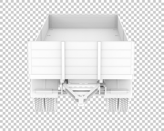 PSD anhänger isoliert auf transparentem hintergrund 3d-darstellung