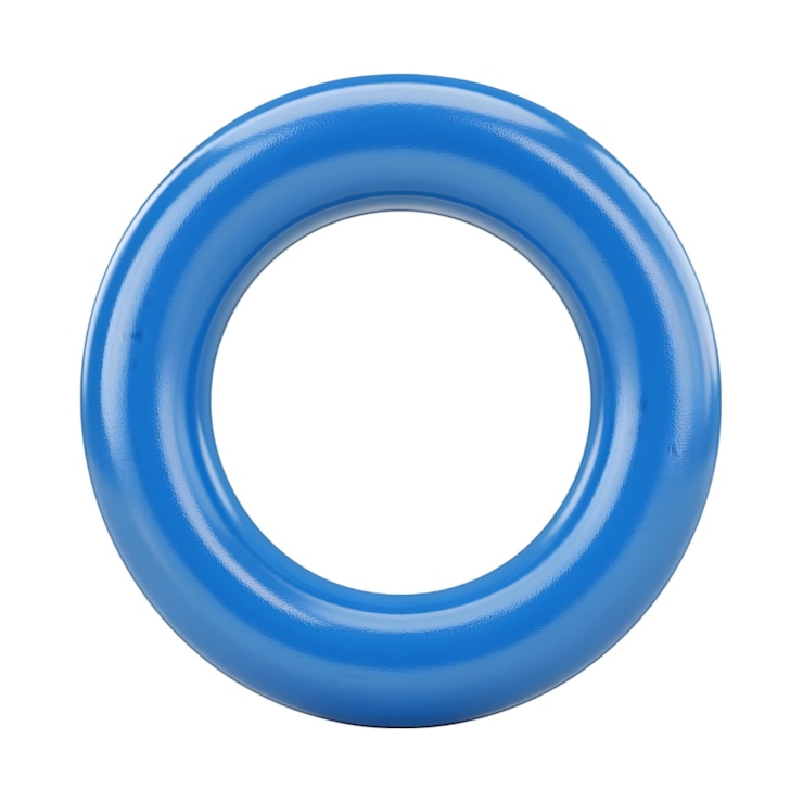 PSD anillo de caucho azul