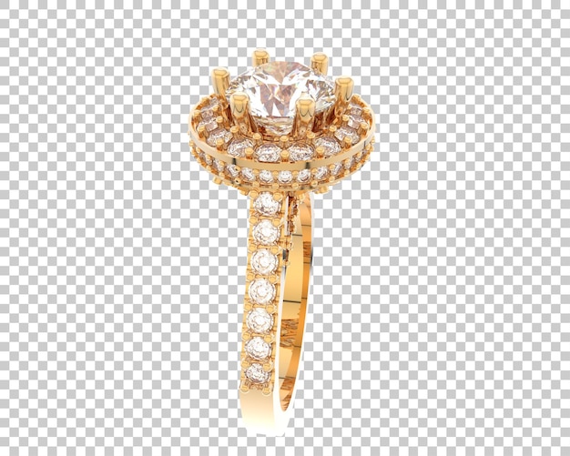 Anillo de diamante Halo doble