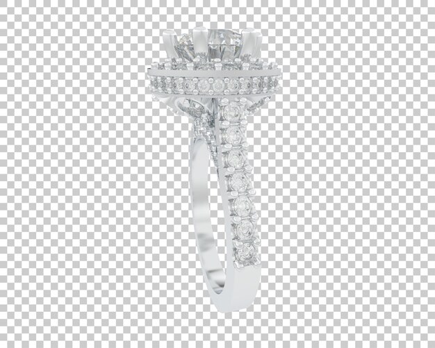 Anillo de diamante Halo doble