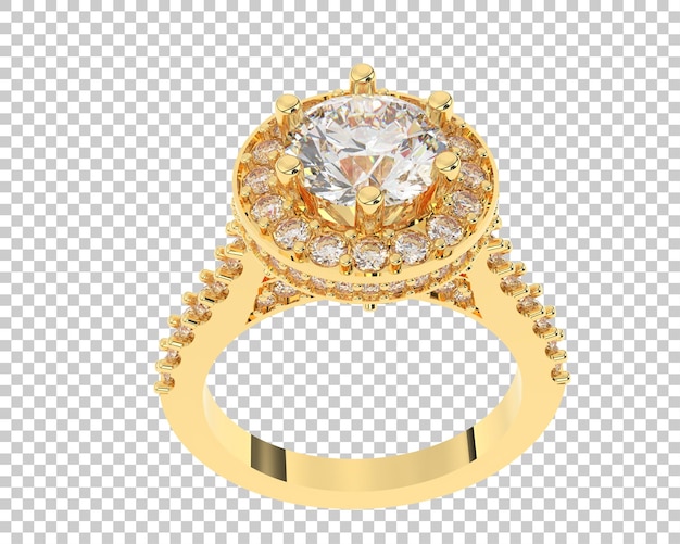 Anillo de diamante Halo doble