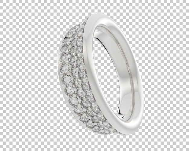 Anillo de diamante de pavimento
