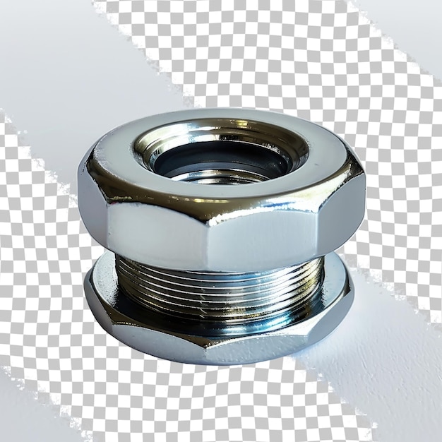 PSD un anillo de metal con un anillo que tiene un agujero en él