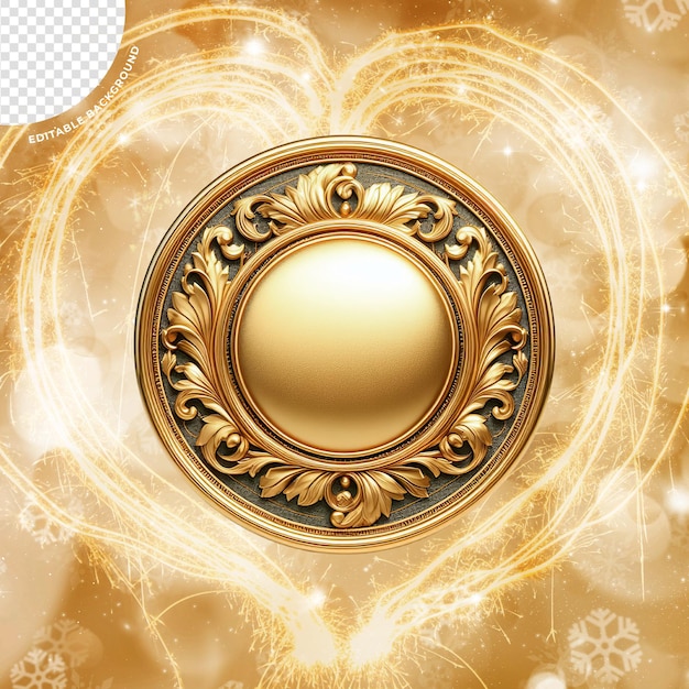 un anillo de oro con un corazón que dice amor en él