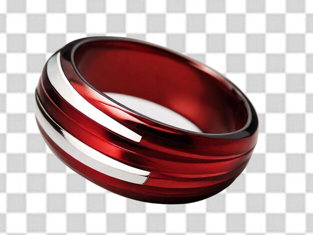 PSD un anillo rojo png