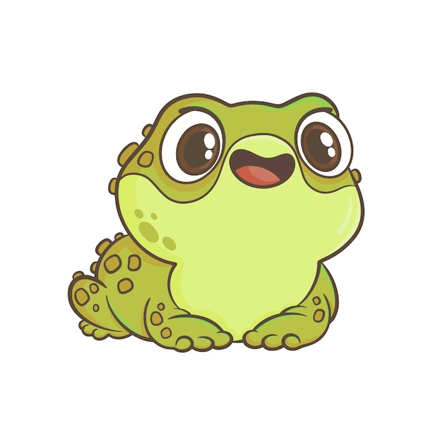 Animal de dessin animé isolé
