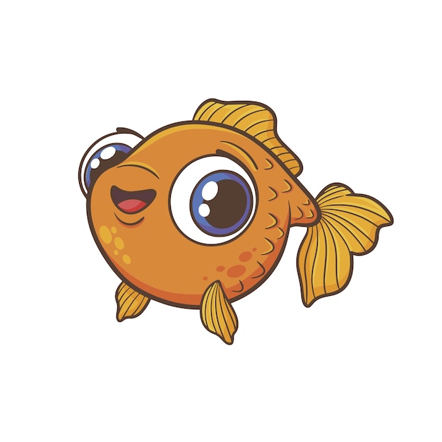 Animal de dessin animé isolé