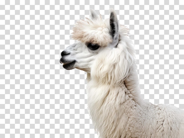 PSD animal llama en ilustración vectorial de fondo transparente