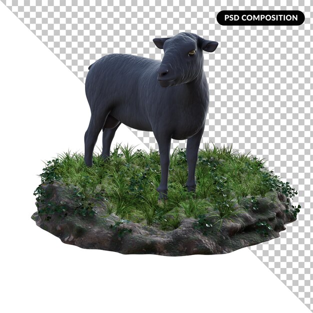 Animal ovelha 3d