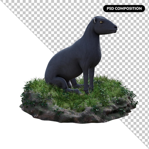Animal ovelha 3d