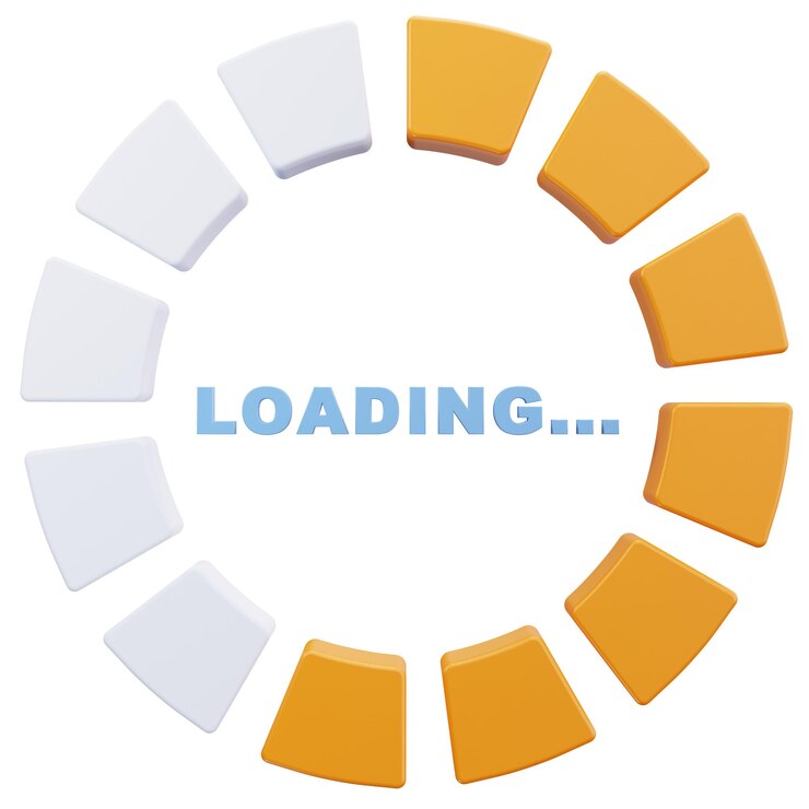 PSD animated loading circle