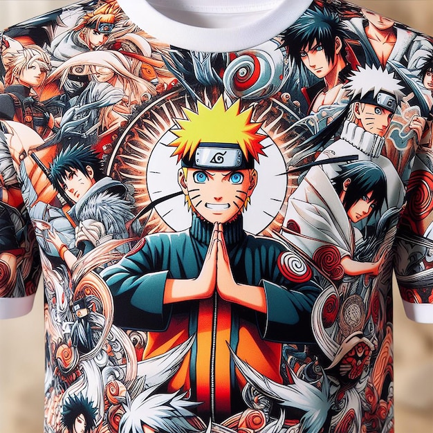 PSD anime-t-shirt-design