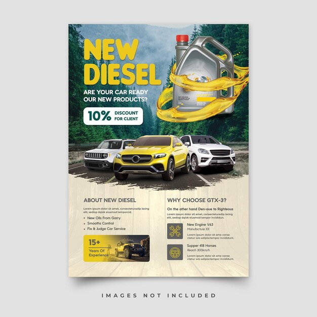 PSD annonce de vente de voitures diesel