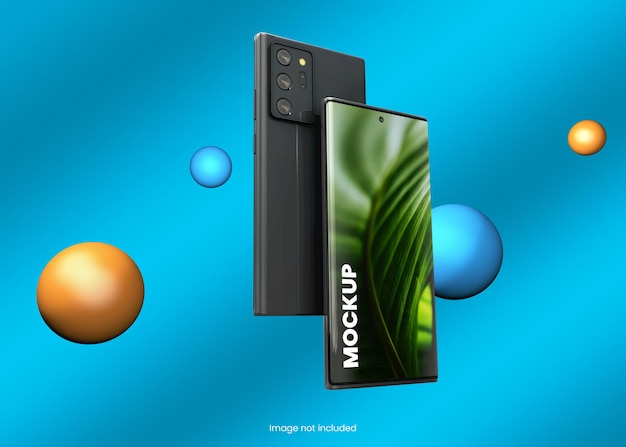 Annuncio promozionale psd mockup schermo smartphone