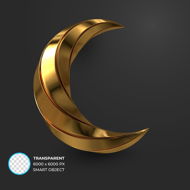 PSD ano novo islâmico criativo 3d render ramadan kareem ilustração