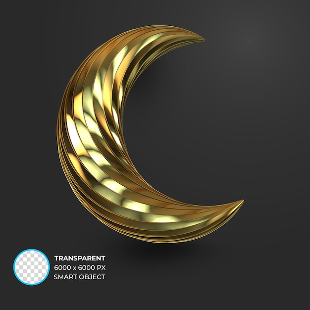 PSD ano novo islâmico criativo 3d render ramadan kareem ilustração