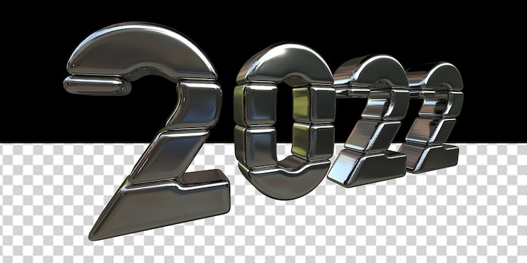 PSD año nuevo 2022.3d número