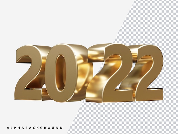 PSD año nuevo 2022 texto transparente