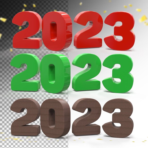 Año Nuevo 2023 en capa alfa