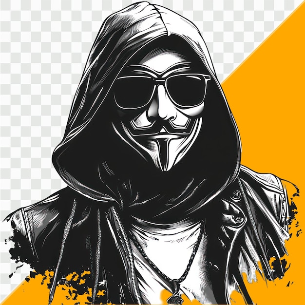 anonymous hacker portrait