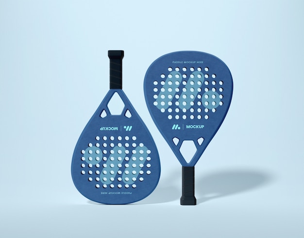 PSD anordnung der blauen ping-pong-paddel