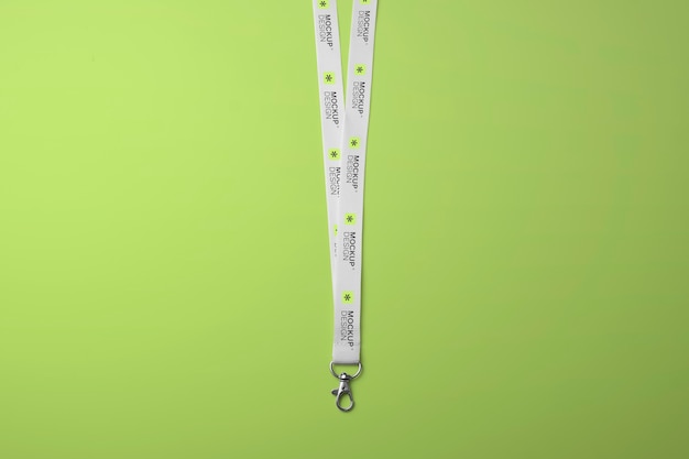 PSD ansicht des lanyard-modells