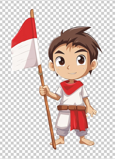 Antecedentes de la bandera roja y blanca de Indonesia para la celebración del Día de la Independencia de Indonesia