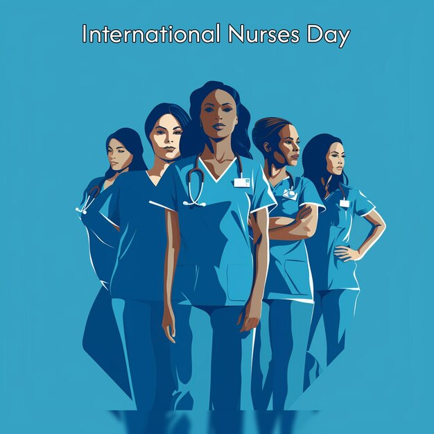 PSD antecedentes da celebração do dia internacional da enfermeira