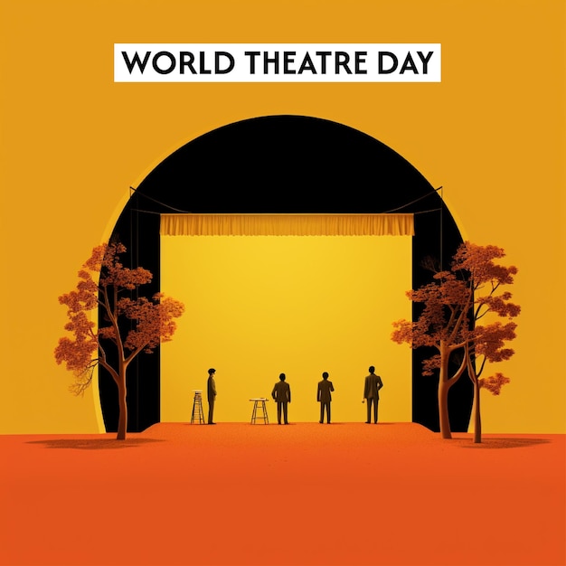PSD antecedentes do dia mundial do teatro