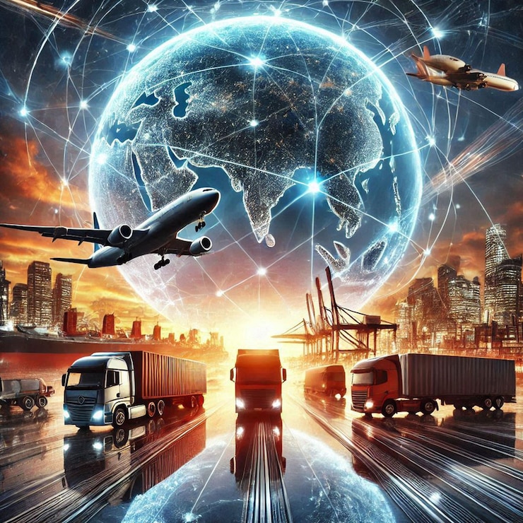 PSD antecedentes de importación y exportación de logística empresarial global