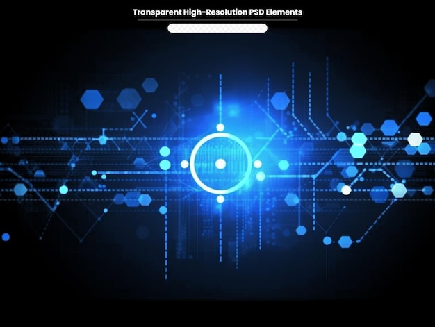 Antecedentes tecnológicos hitech concepto de comunicación innovación trasfondo transparente