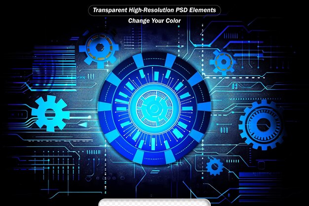 PSD antecedentes vetoriais no conceito de tecnologia