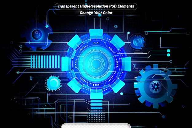 PSD antecedentes vetoriais no conceito de tecnologia