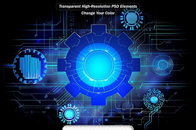 PSD antecedentes vetoriais no conceito de tecnologia