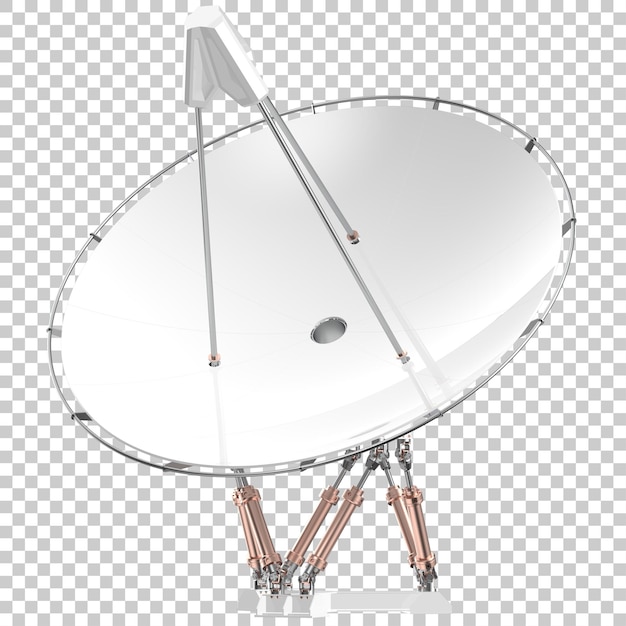 Antenne Radio Isolée Sur Fond Transparent Illustration De Rendu 3d