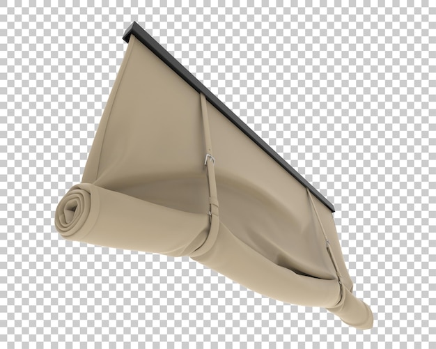 Anteojeras aisladas sobre fondo transparente Ilustración de renderizado 3d