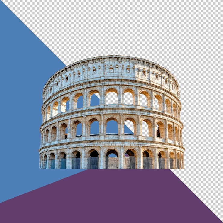 PSD antico anfiteatro romano meraviglia architettonica dell'impero romano