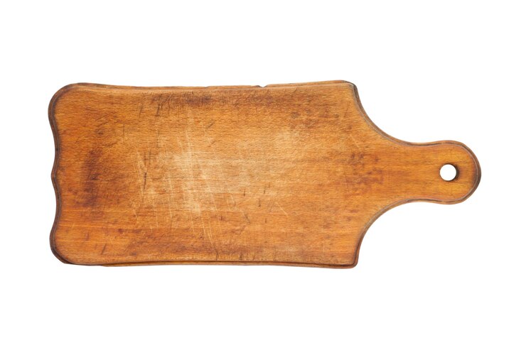 PSD antike holzschneidtafel auf weißem hintergrund