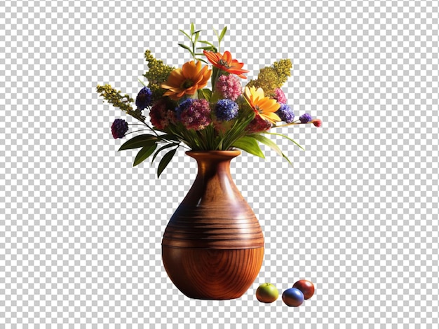 Antike vase mit blumen