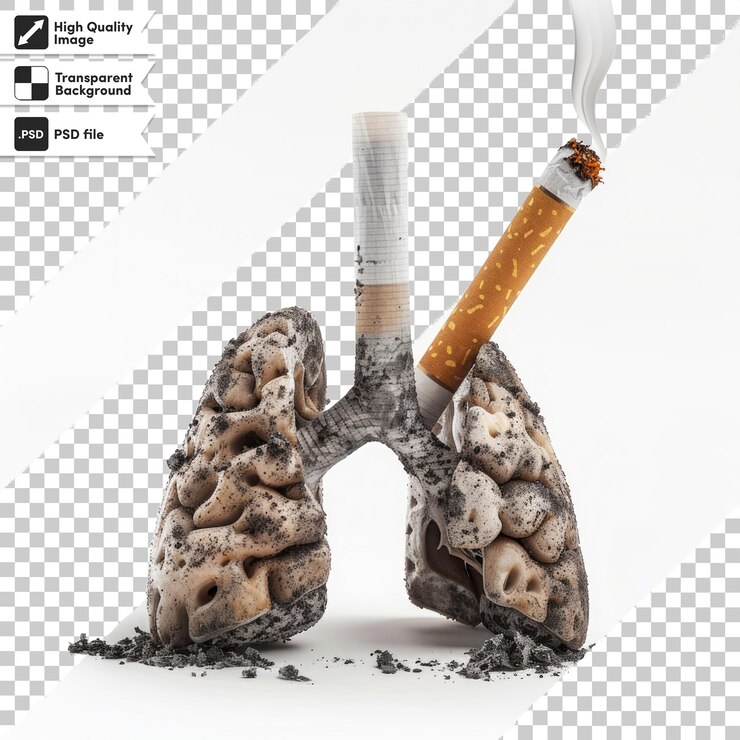 PSD un anuncio de un cigarro con un cigarro en él