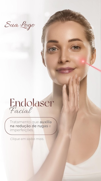 un anuncio para una mujer con un labio rosa