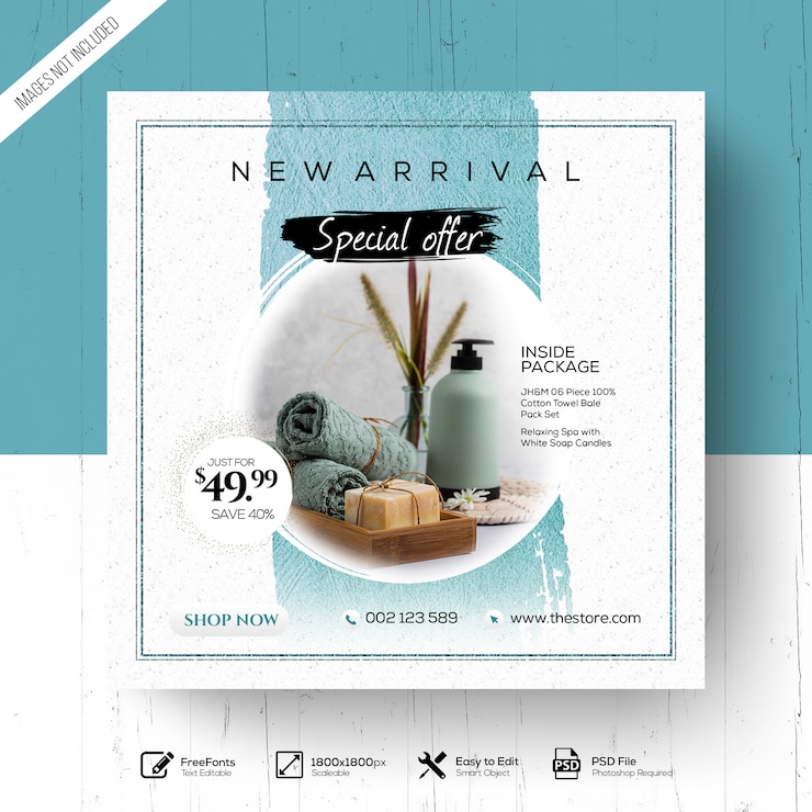 Anuncio de promoción de descuento de banner web de oferta especial